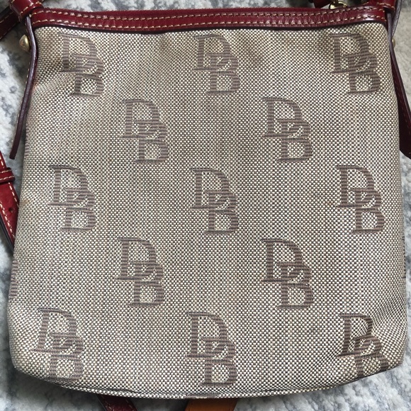 Dooney & Bourke Florentine Jacquard Crossbody Red - Picture 9 of 9